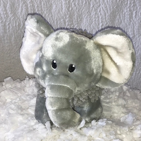 Little Miracles Elephant Snoodles Lovey 10" Plush - Picture 1 of 7